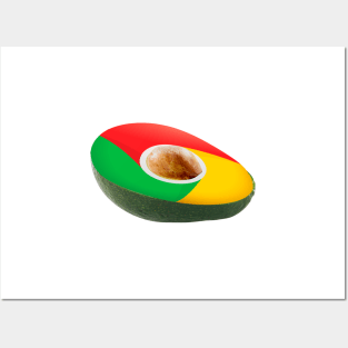 Browser avacado Posters and Art